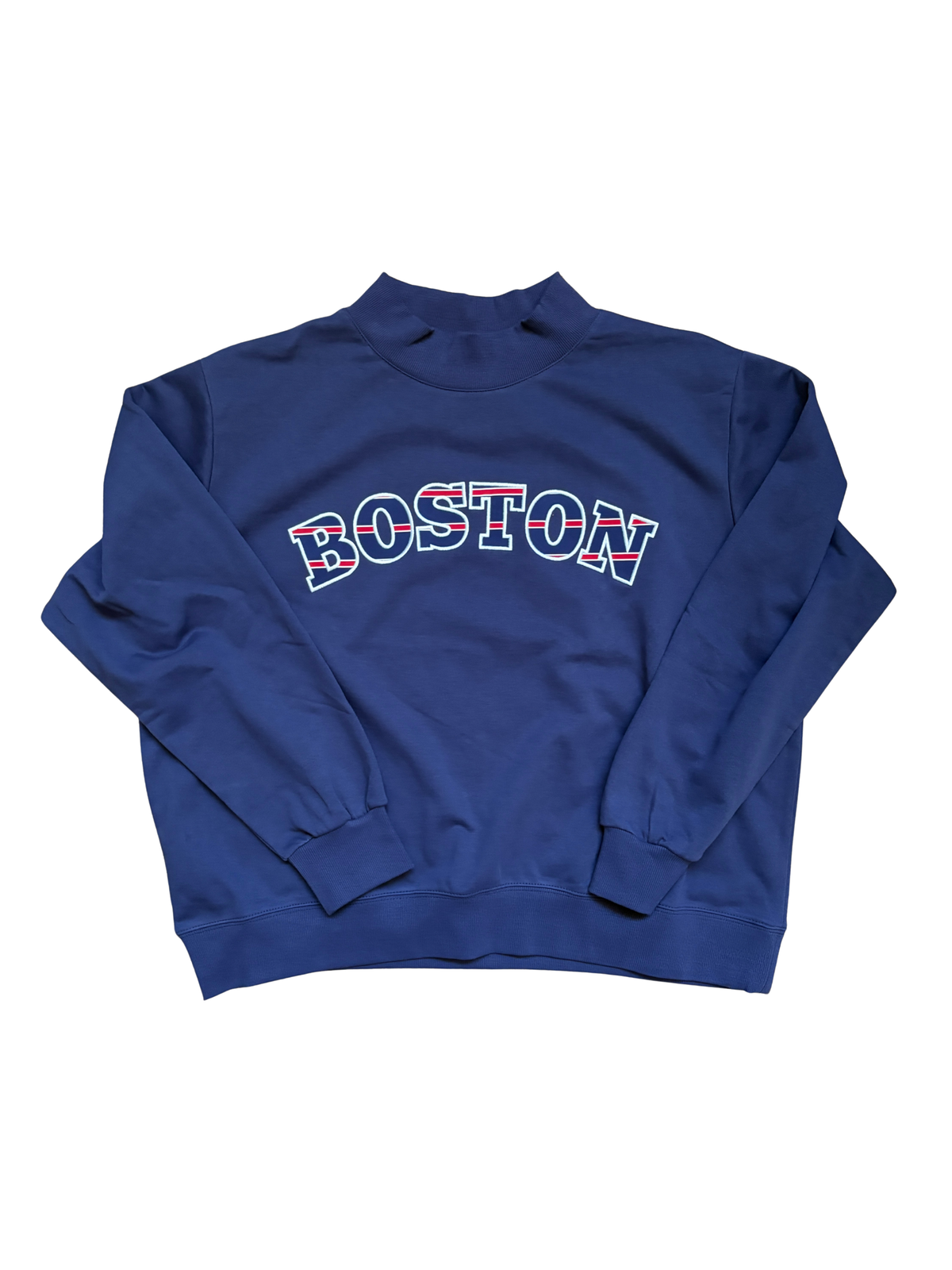 Boston Striped Mockneck - Summer Terry