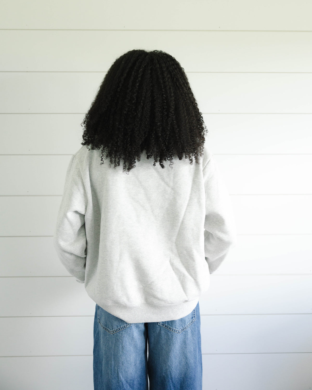 Signature Mockneck - Heather Grey and Navy-4