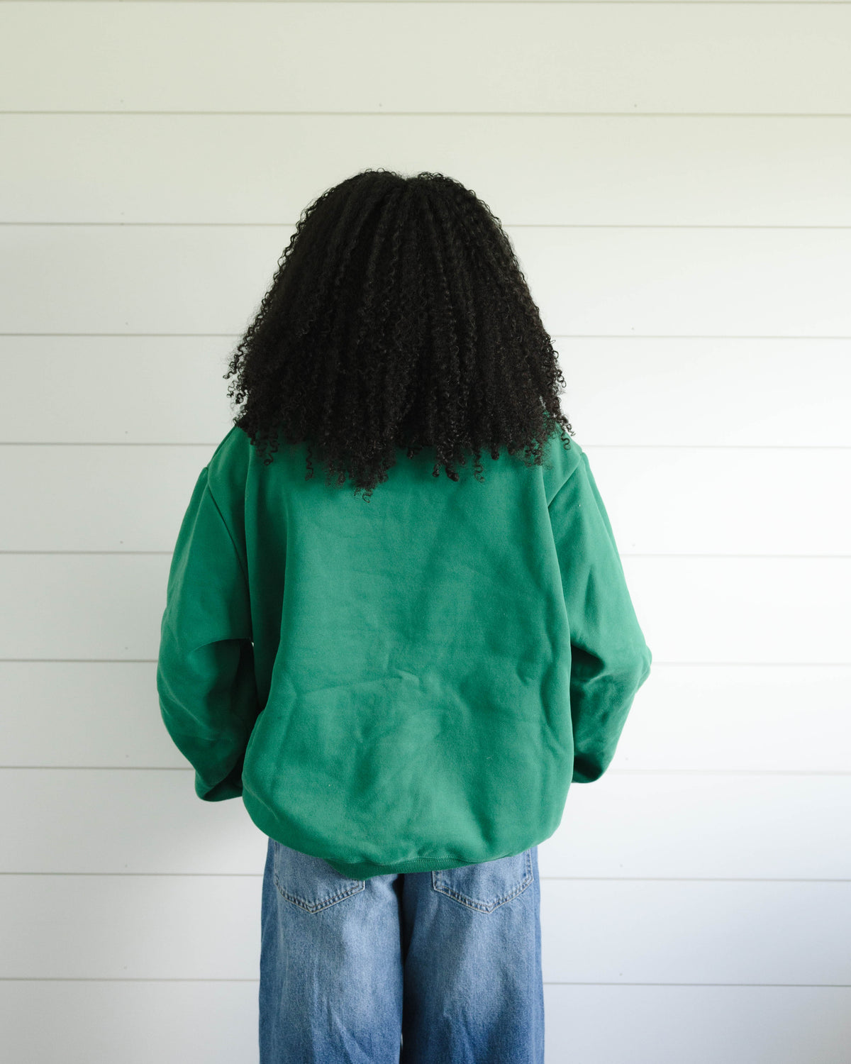 Signature Mockneck - Green & White-4