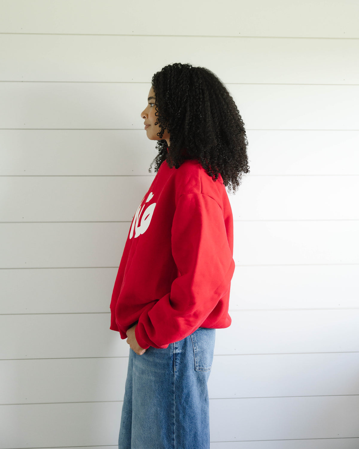 Signature Mockneck - Cherry & White-3