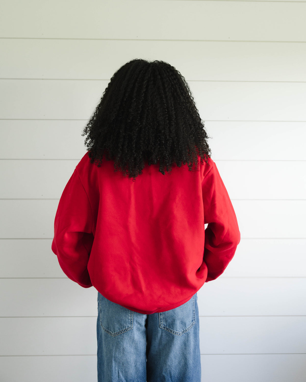 Signature Mockneck - Cherry & White-4