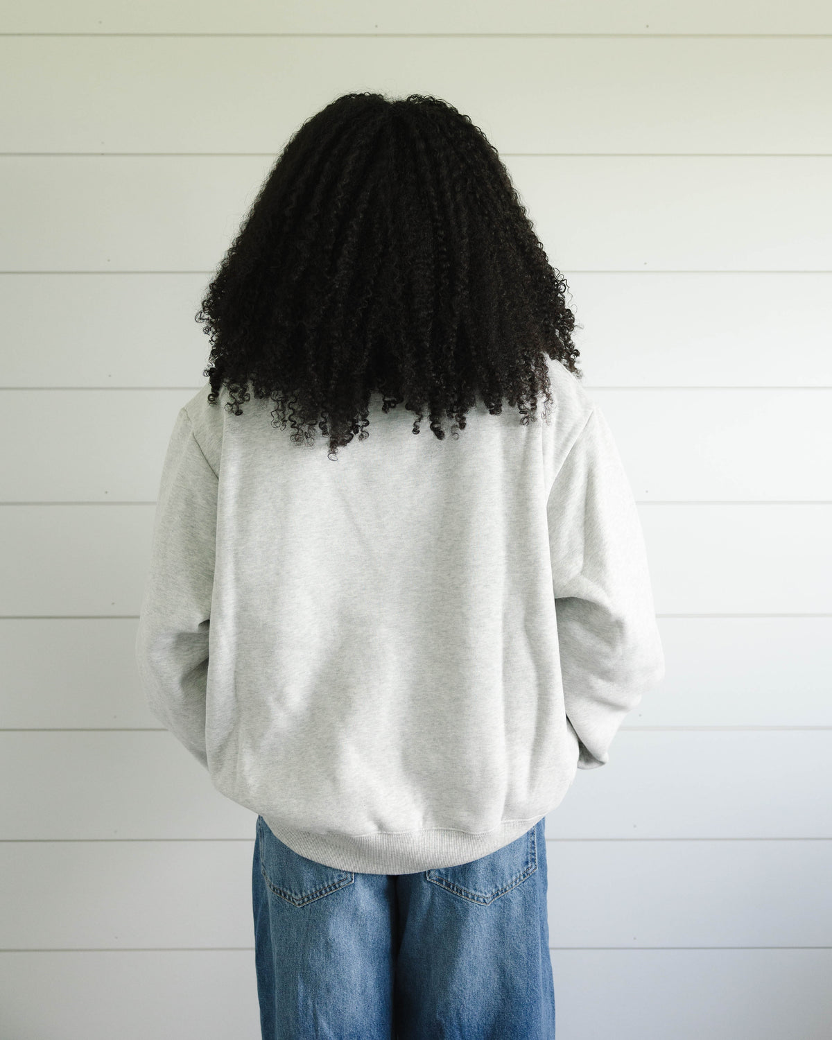 Polka Dot Mockneck - Heather Grey & Green-4
