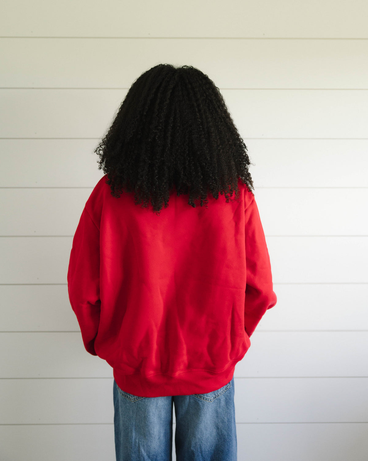 Polka Dot Mockneck - Cherry & White-3
