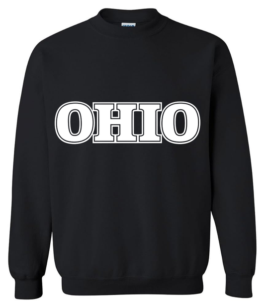 Varsity Crewneck - Black & White