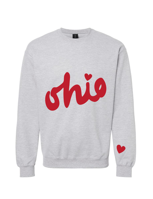 With Love, Crewneck - Grey