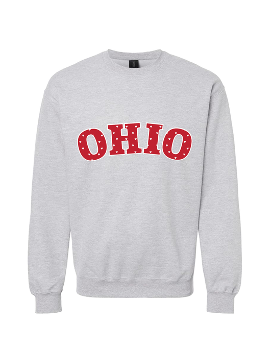 Heart Ohio Varsity Crewneck