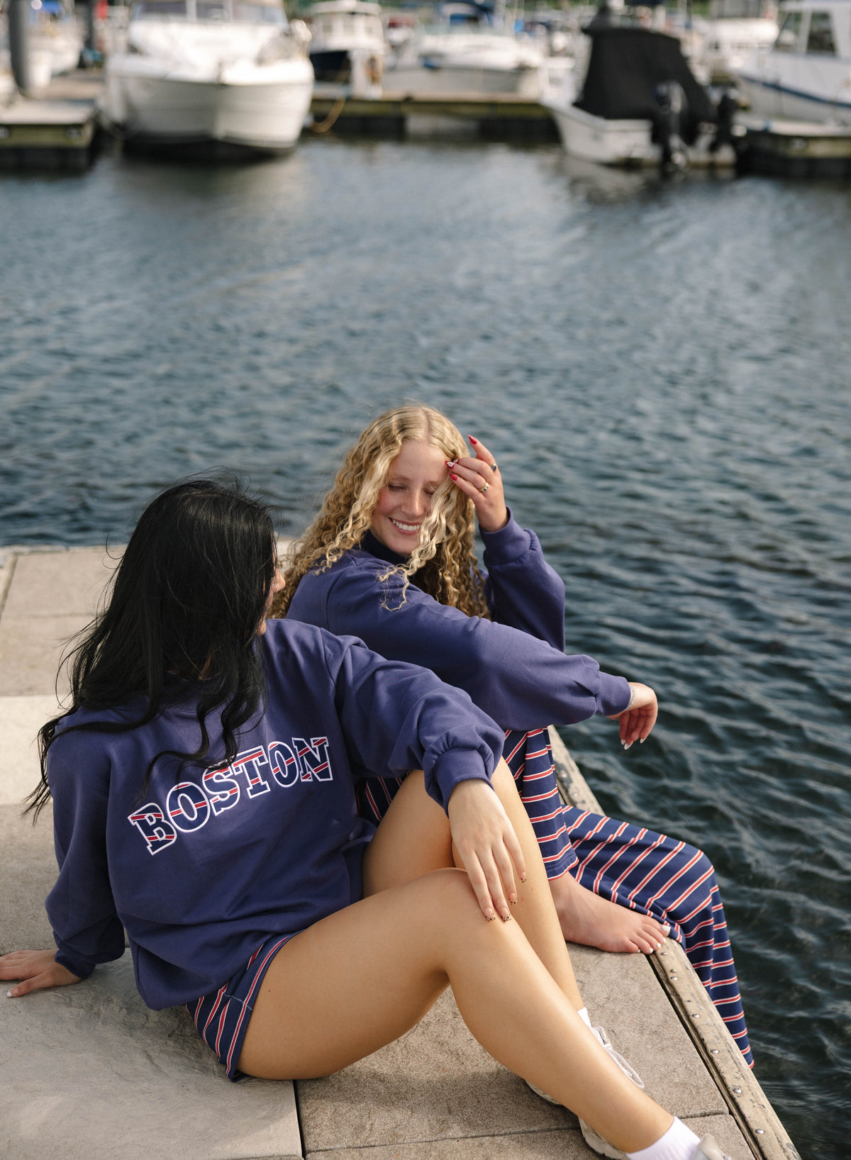 Boston Striped Mockneck - Summer Terry-5