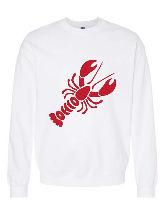 Lobster Crewneck - White