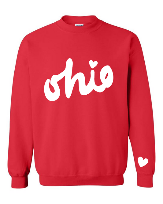 With Love, Crewneck - Red