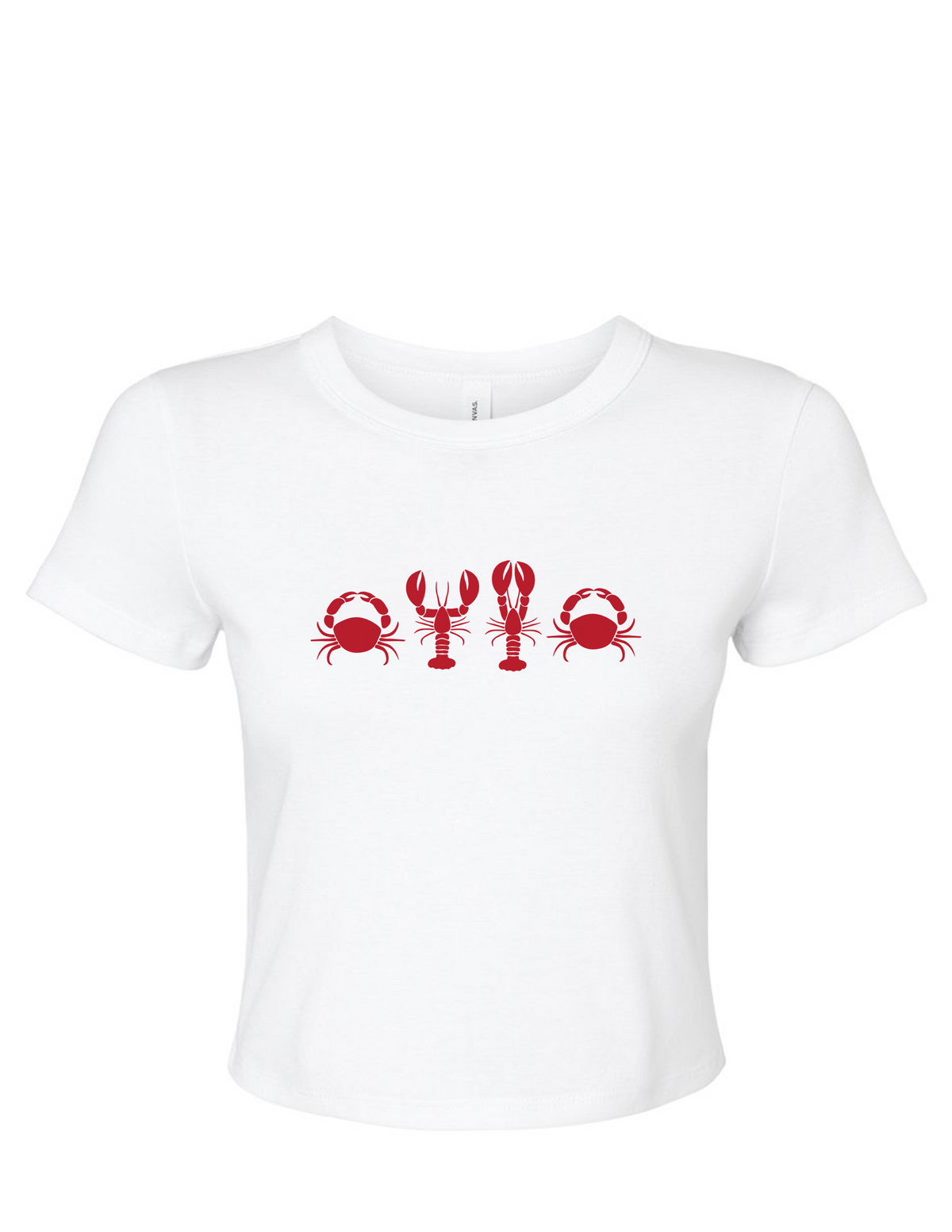 White Crustacean Tee