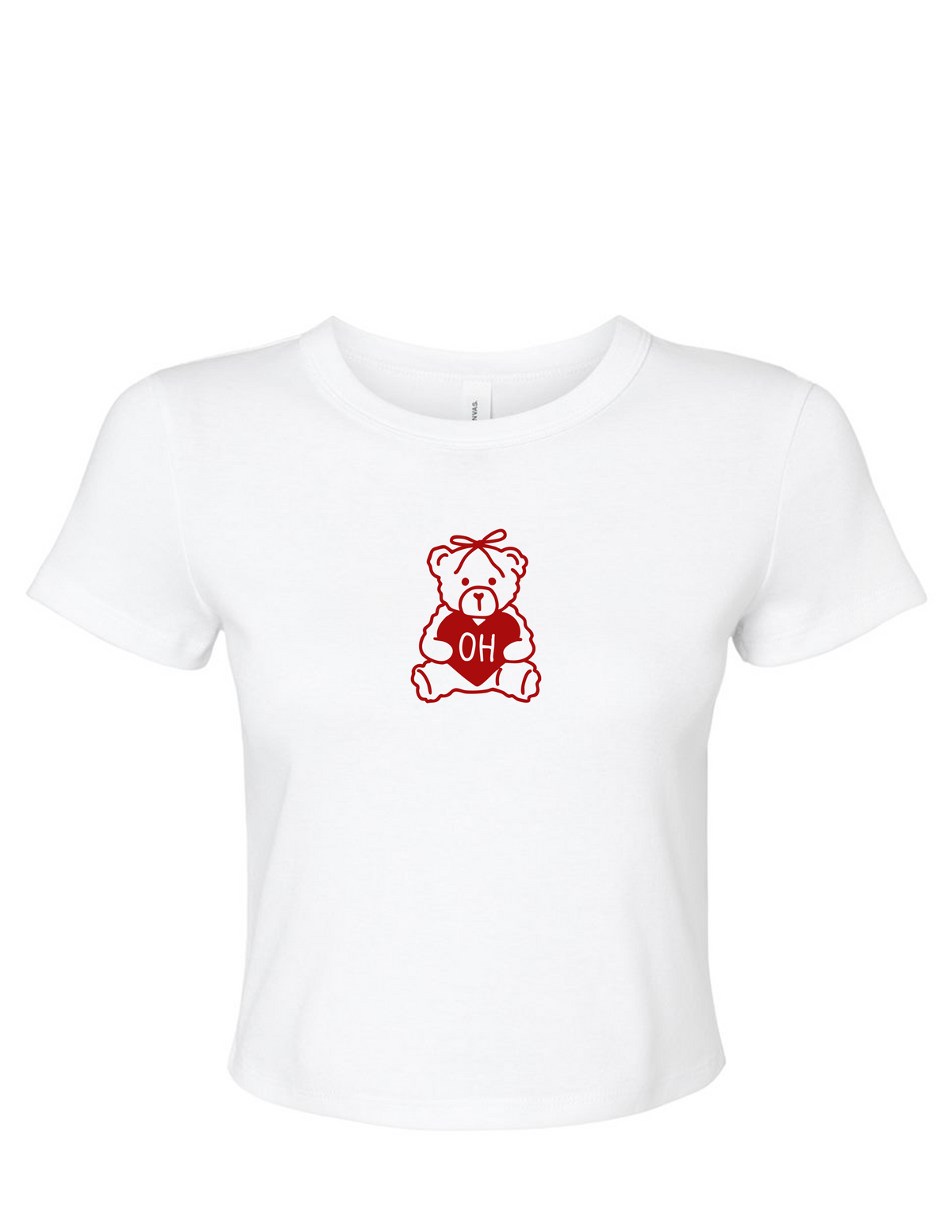 White Teddy Tee