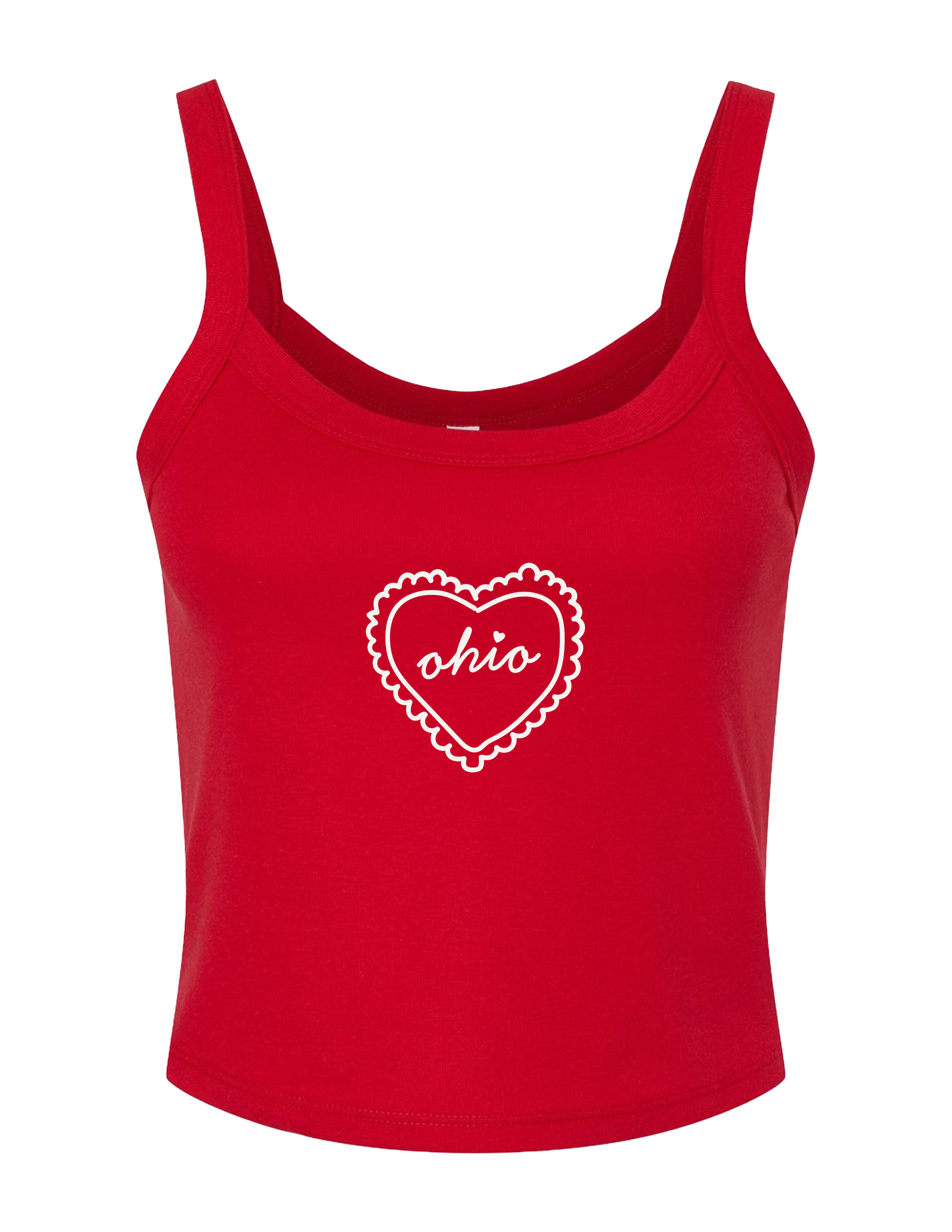 Red Doily Tank