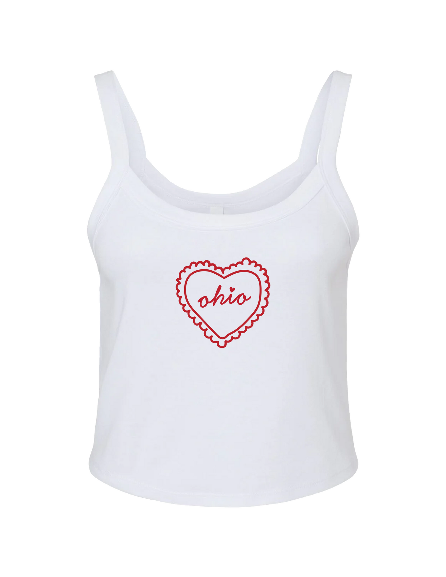 White Doily Tank