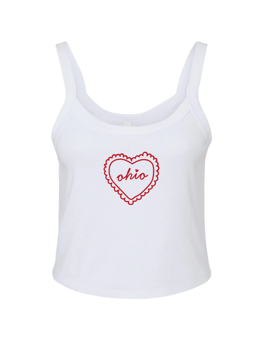 White Doily Tank